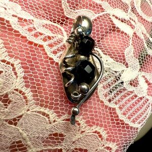 Ladda Bihler Sterling Silver Pendant Sterling Abstract Artistic Pendant